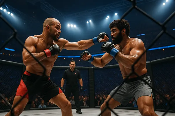 Cage battle action