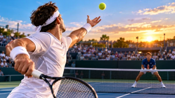 Tennis return preparation
